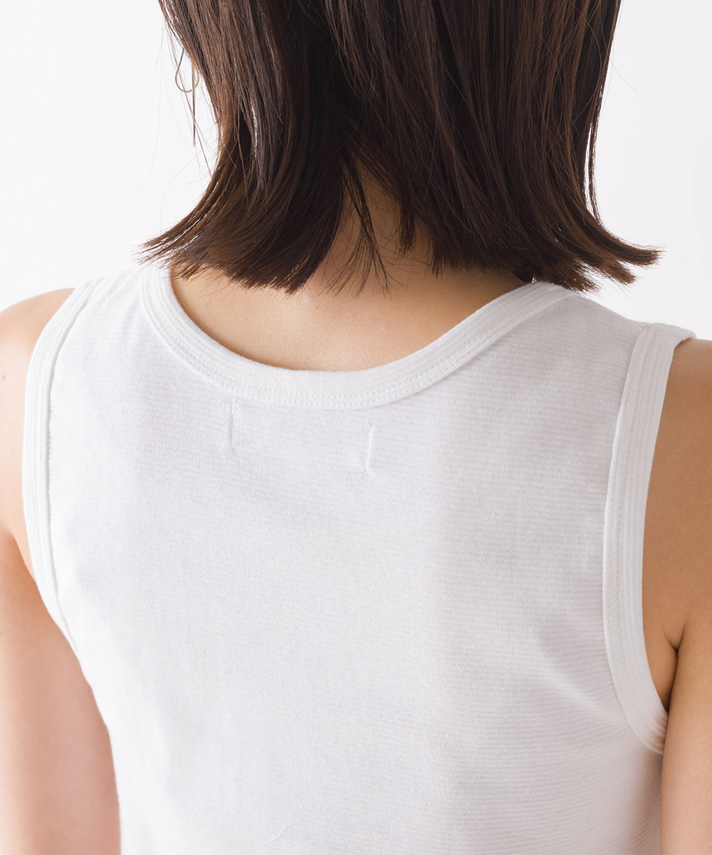 【OMNES】ストレッチジャガード タンクトップ【1518-5019】