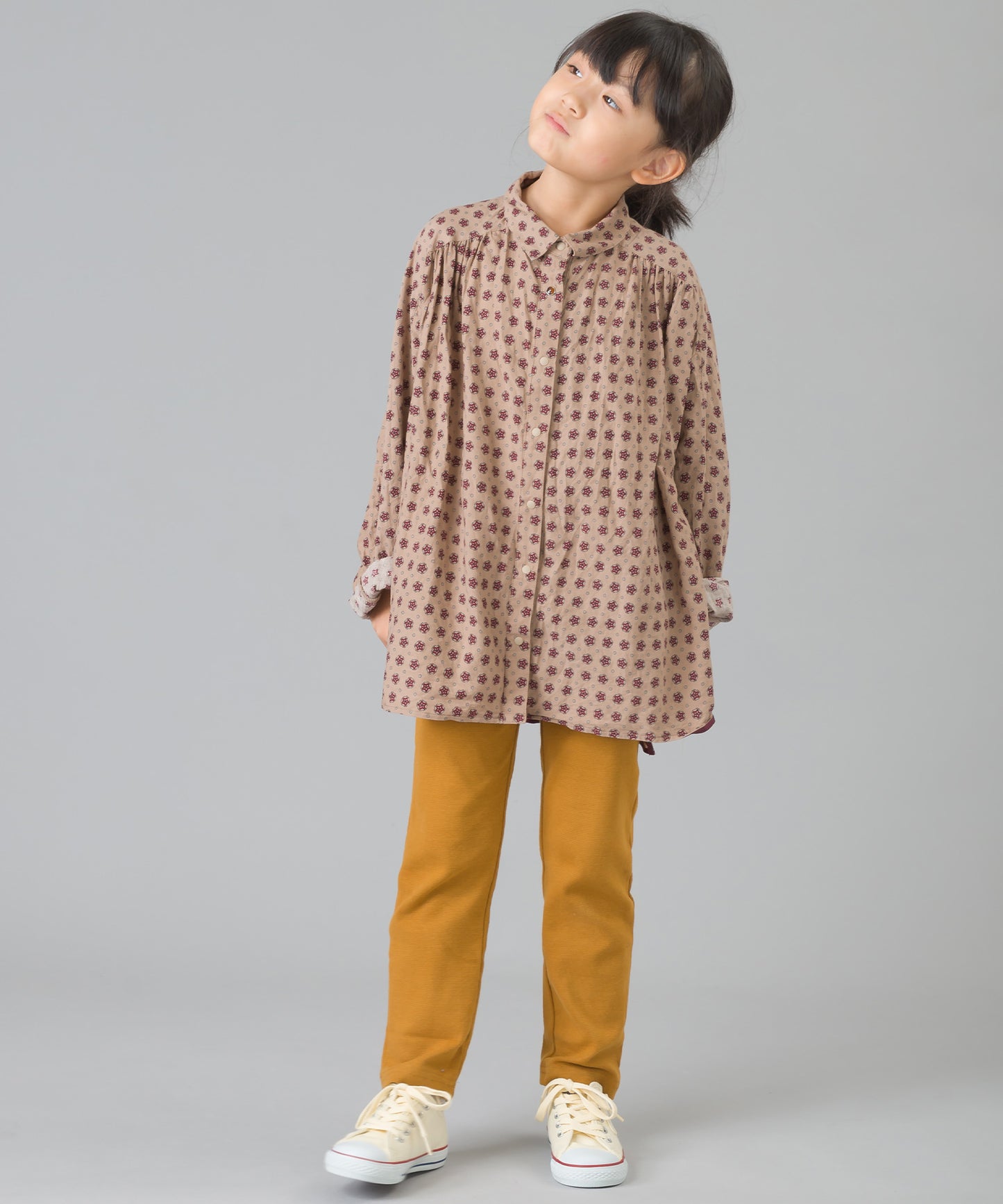 【OMNES】キッズ ジャガードストレッチパンツ【1519-2012】