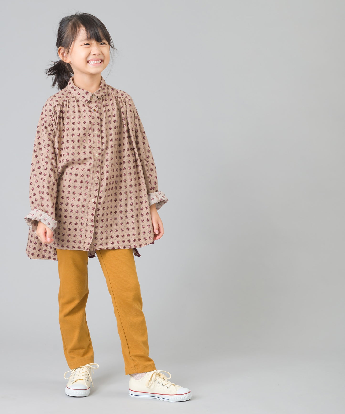 【OMNES】キッズ ジャガードストレッチパンツ【1519-2012】