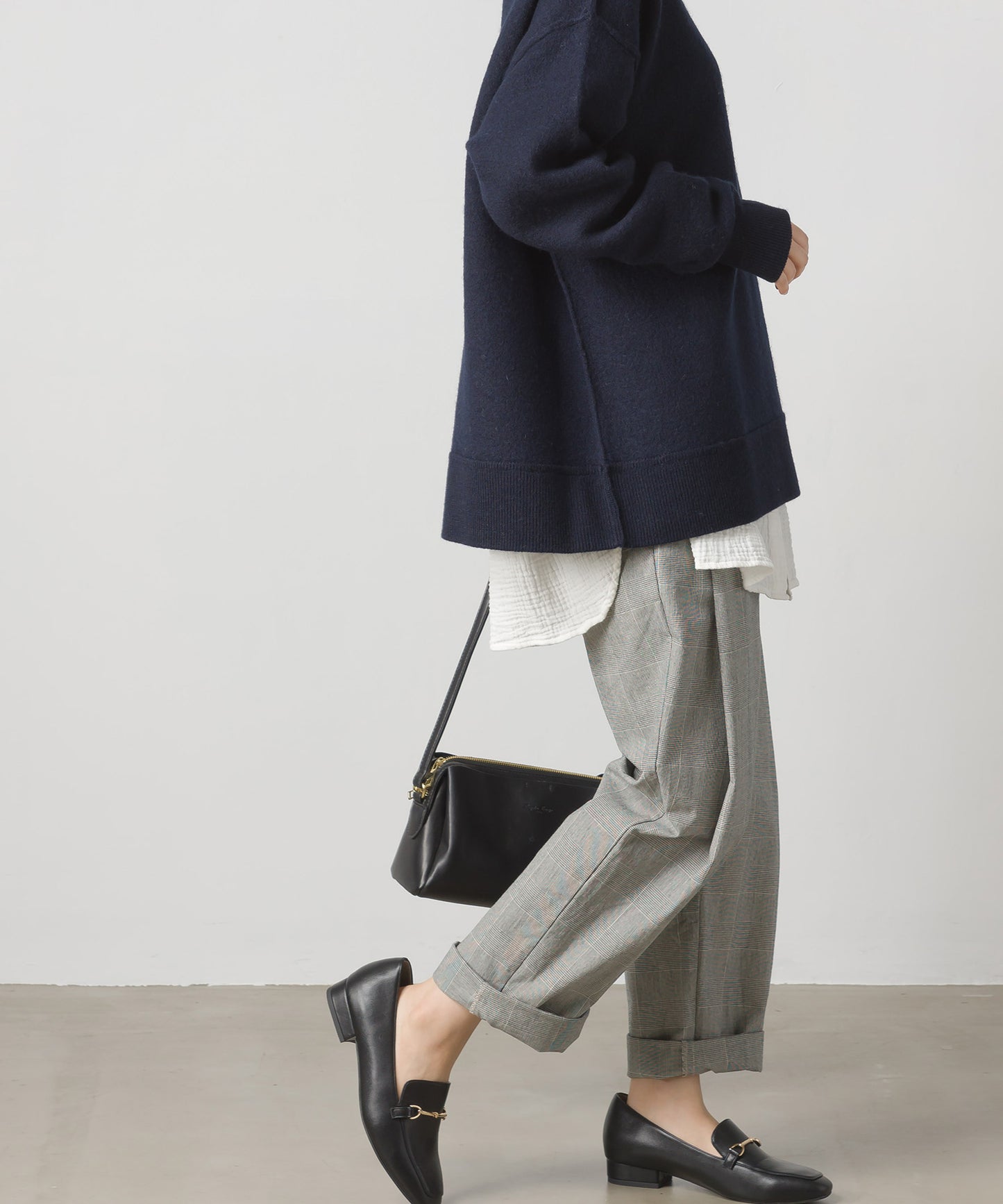 【OMNES】ウォッシュ加工ダンプ ワイドパンツ【1520-2026】