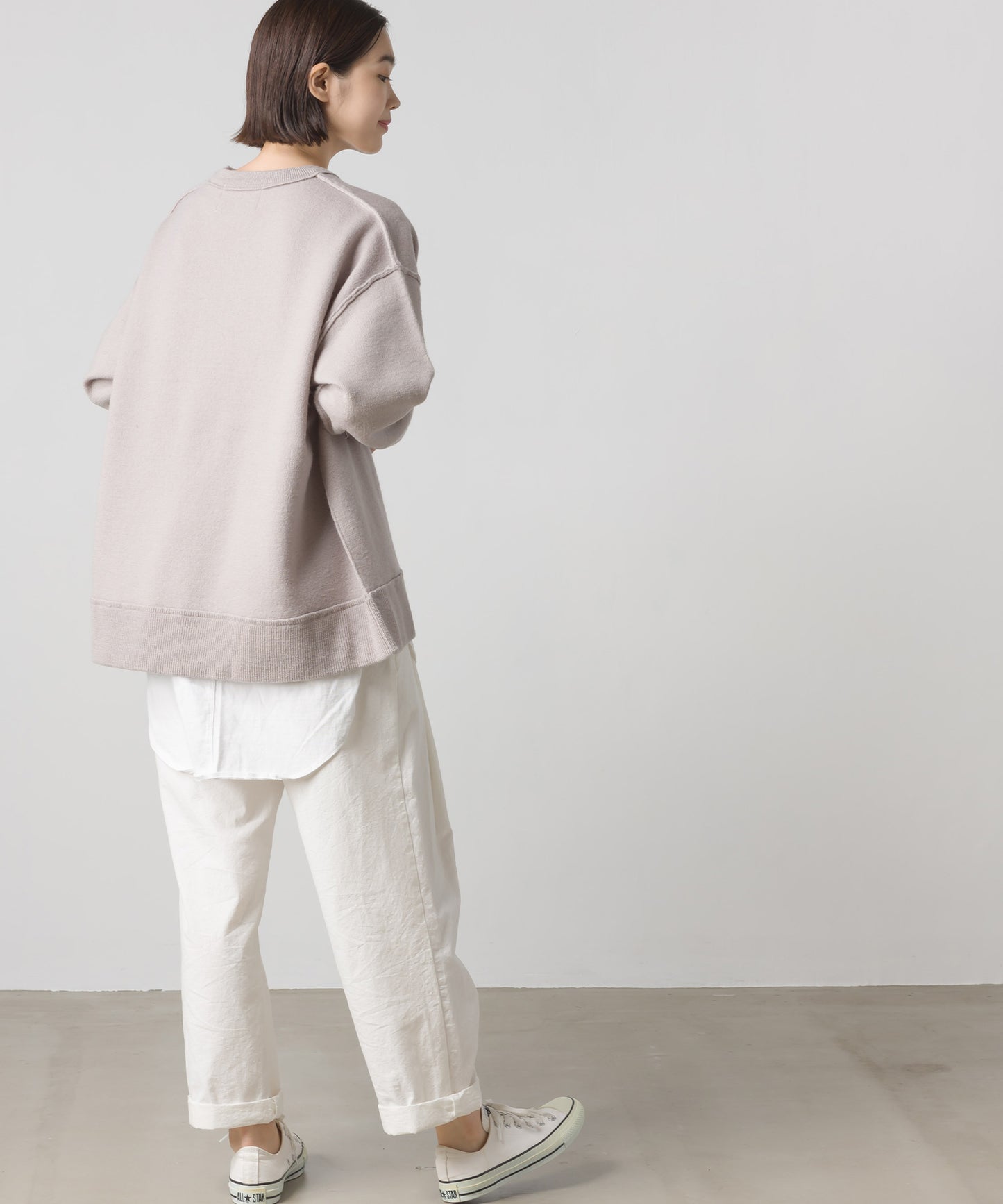 【OMNES】ウォッシュ加工ダンプ ワイドパンツ【1520-2026】