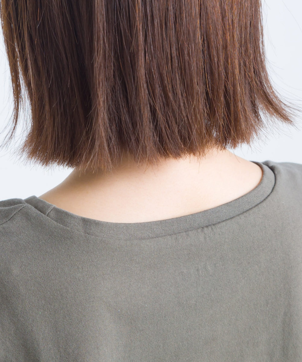 【OMNES】製品洗いコットン ノースリーブTシャツ【1520-5005】