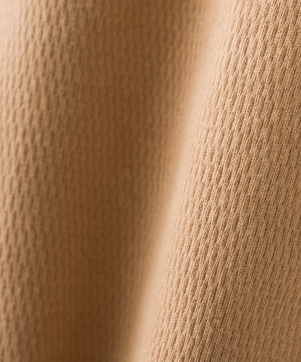 【OMNES】ユニセックス ハニカムストレッチプルオーバーTシャツ【1520-5043】