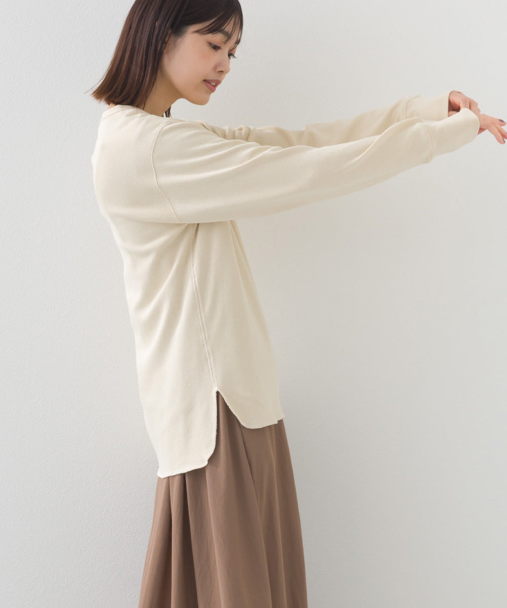 【OMNES】ユニセックス ハニカムストレッチプルオーバーTシャツ【1520-5043】