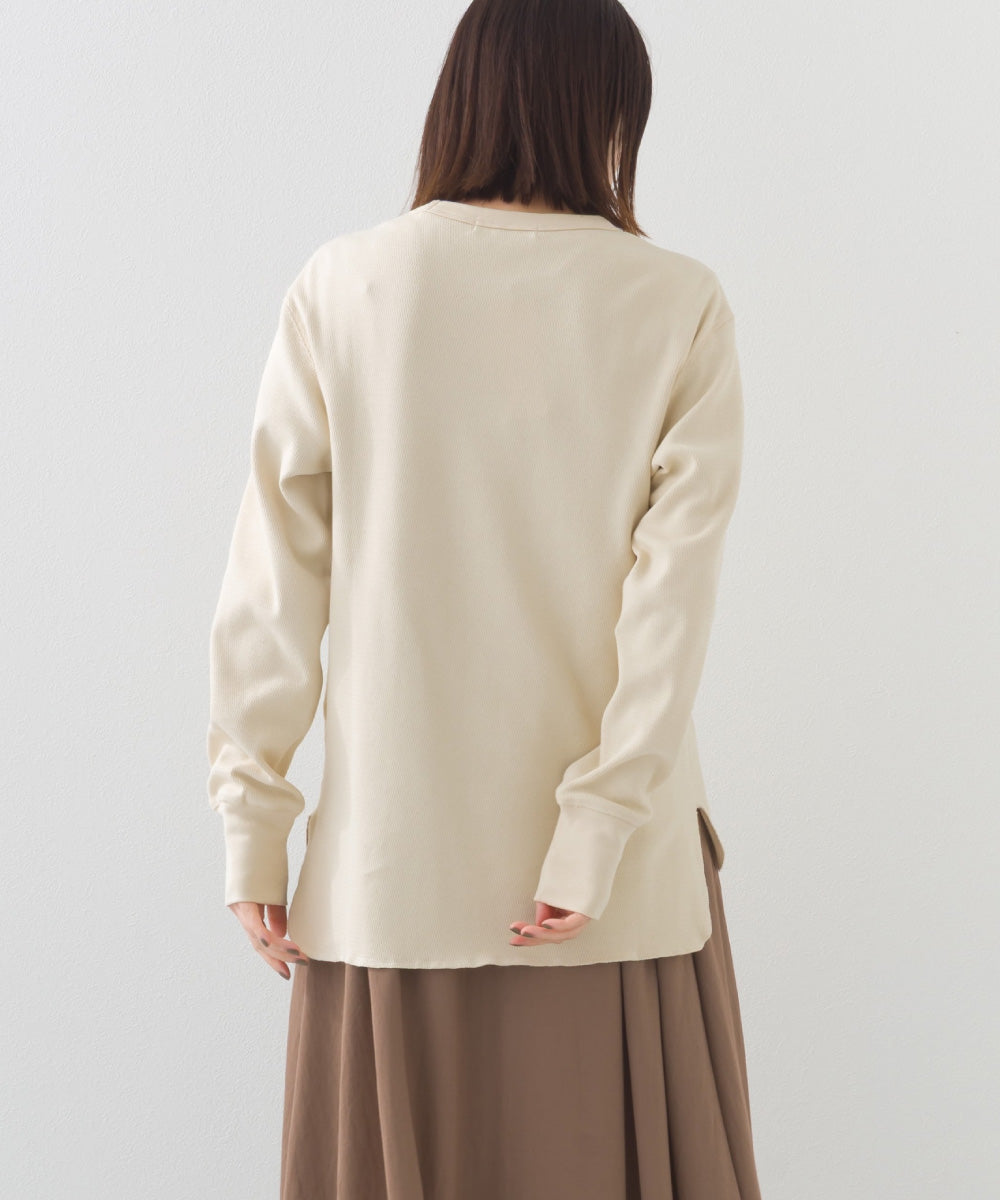 【OMNES】ユニセックス ハニカムストレッチプルオーバーTシャツ【1520-5043】