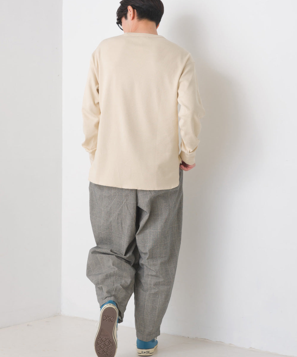 【OMNES】ユニセックス ハニカムストレッチプルオーバーTシャツ【1520-5043】