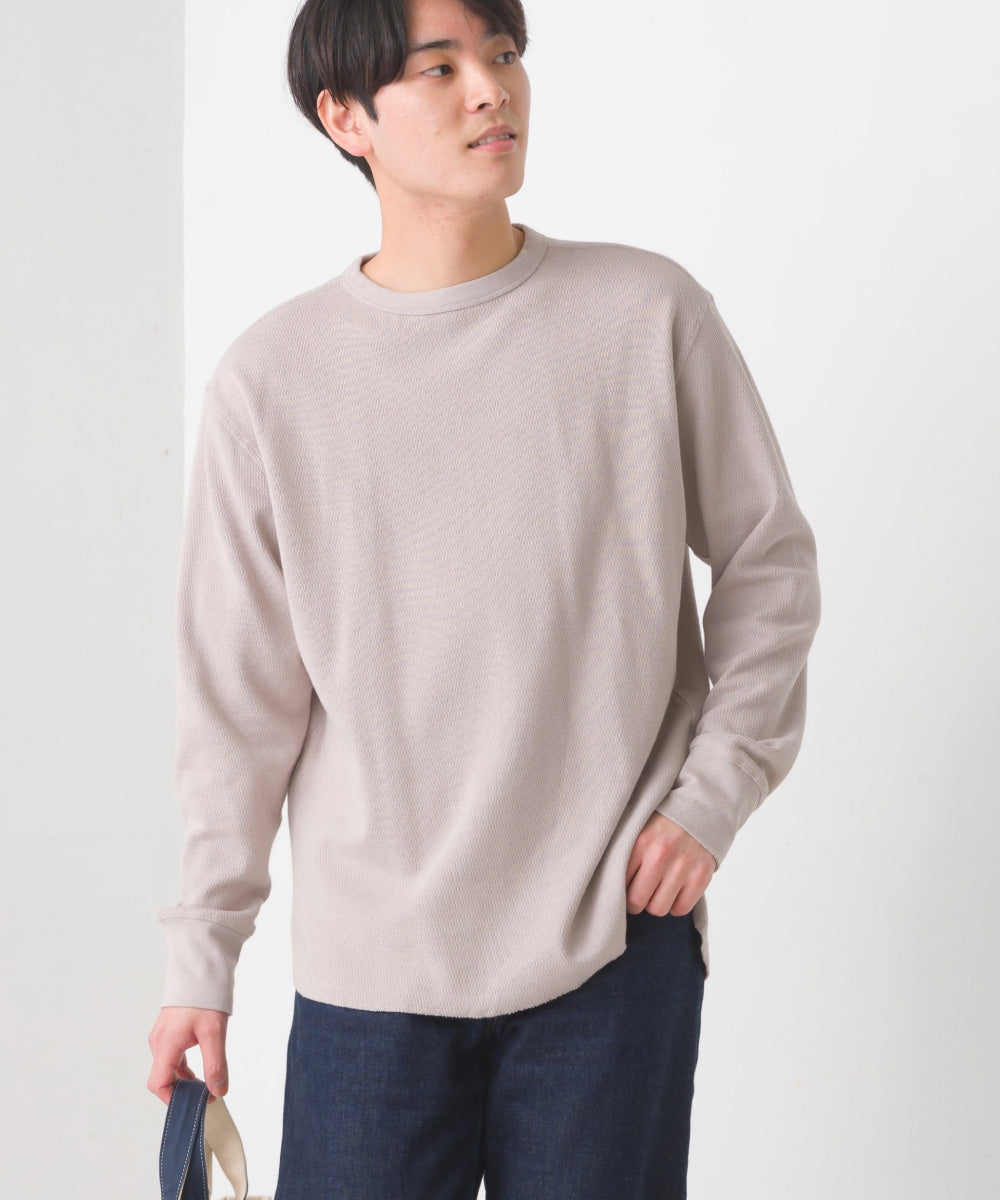 【OMNES】ユニセックス ハニカムストレッチプルオーバーTシャツ【1520-5043】