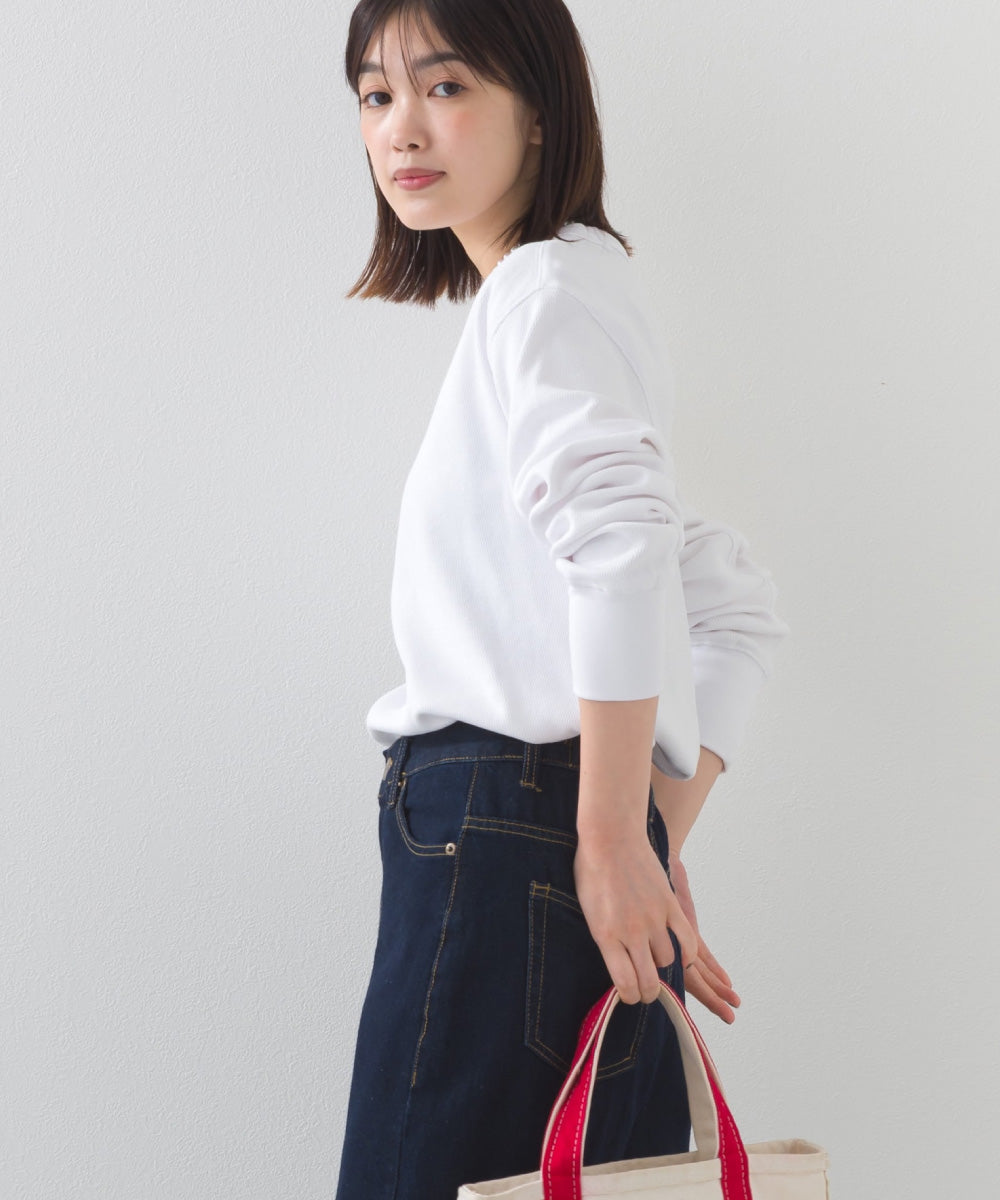 【OMNES】ユニセックス ハニカムストレッチプルオーバーTシャツ【1520-5043】