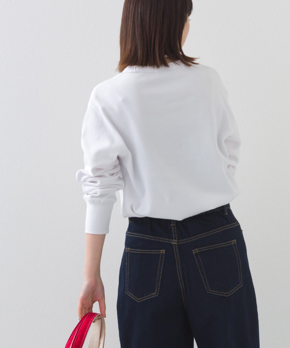 【OMNES】ユニセックス ハニカムストレッチプルオーバーTシャツ【1520-5043】