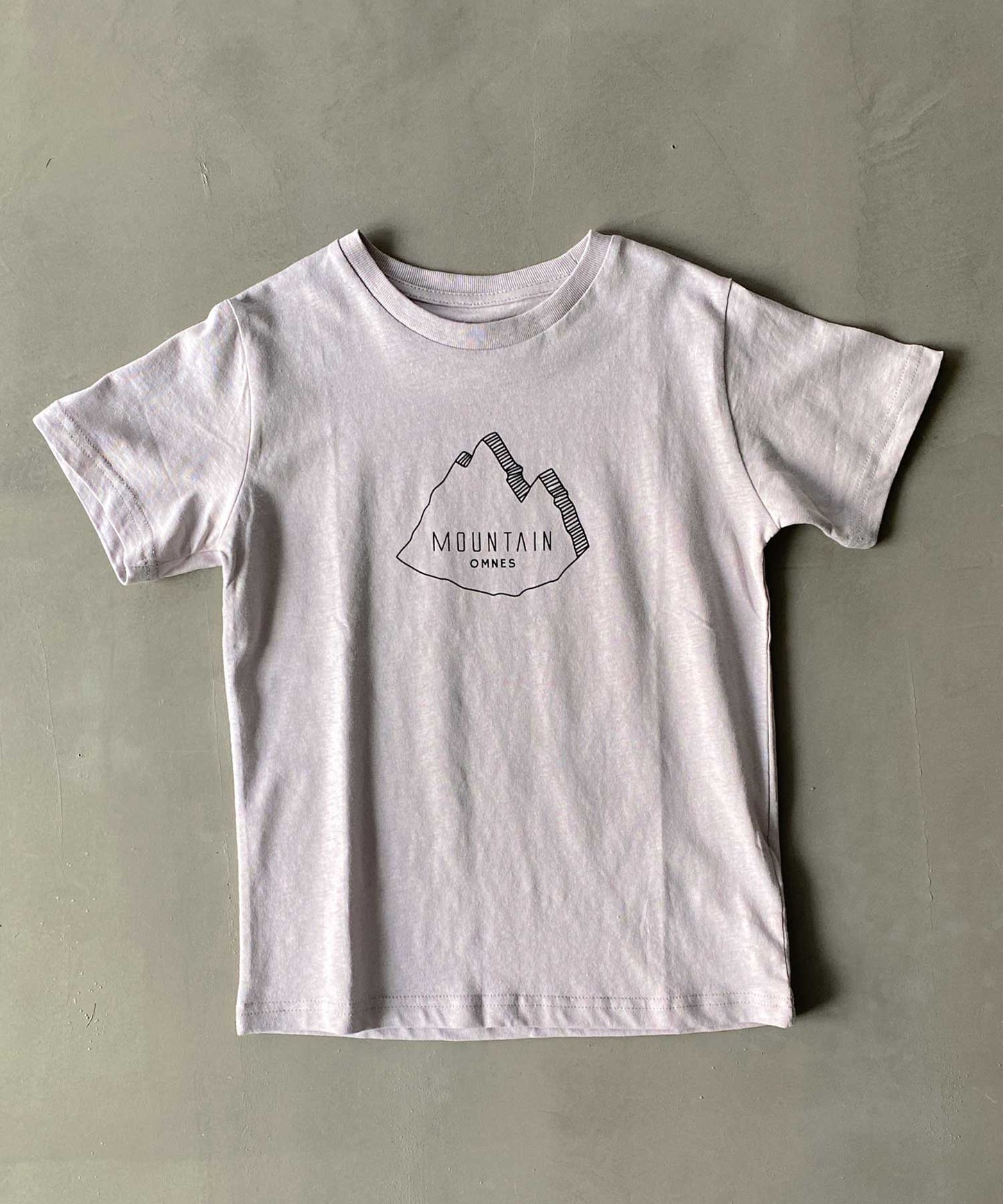 【OMNES】キッズ 綿麻カットプリント半袖Tシャツ【1520-5067】