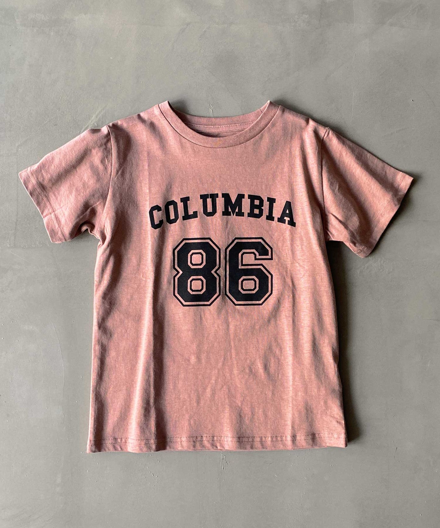 【OMNES】キッズ 綿麻カットプリント半袖Tシャツ【1520-5067】