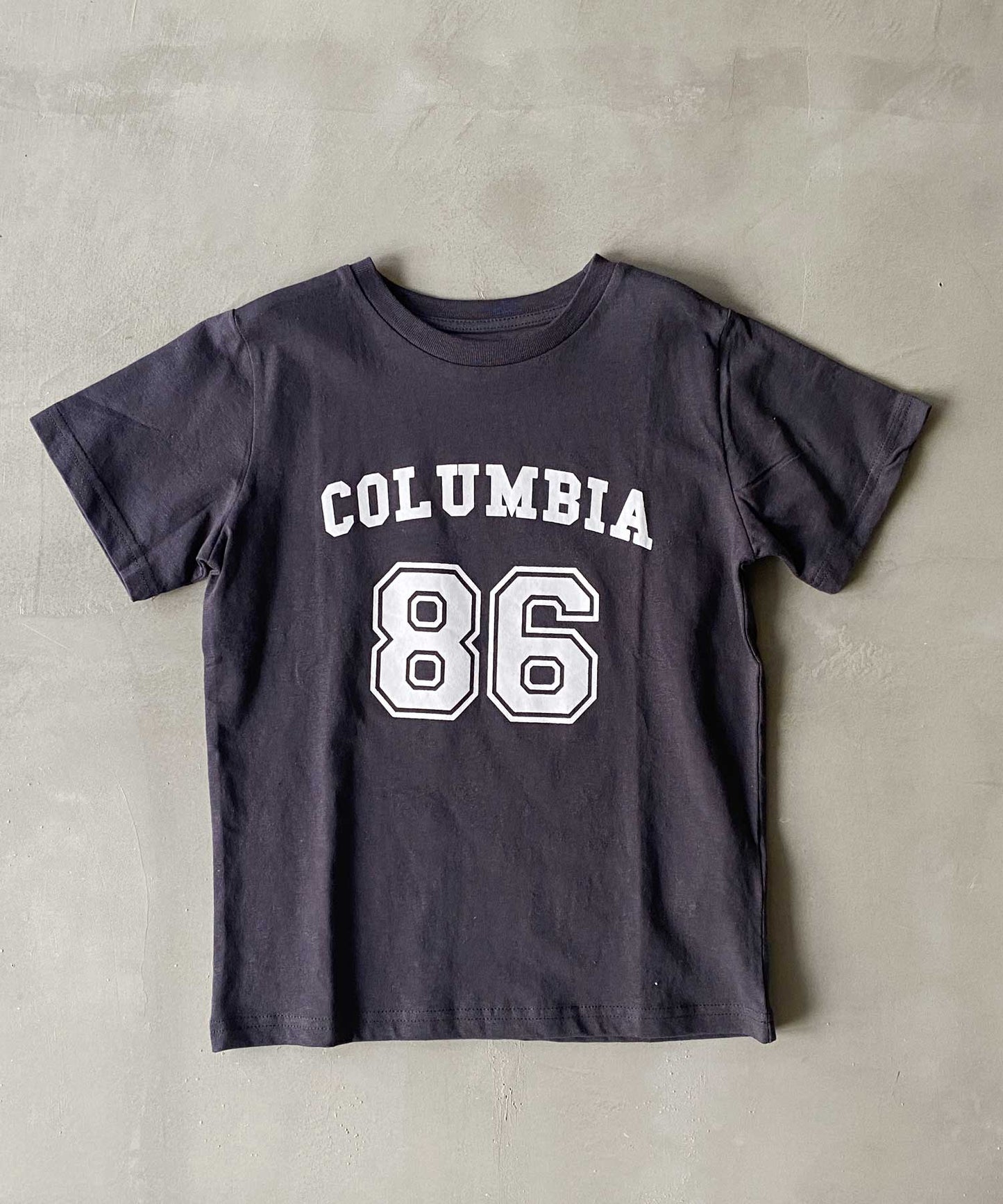 【OMNES】キッズ 綿麻カットプリント半袖Tシャツ【1520-5067】
