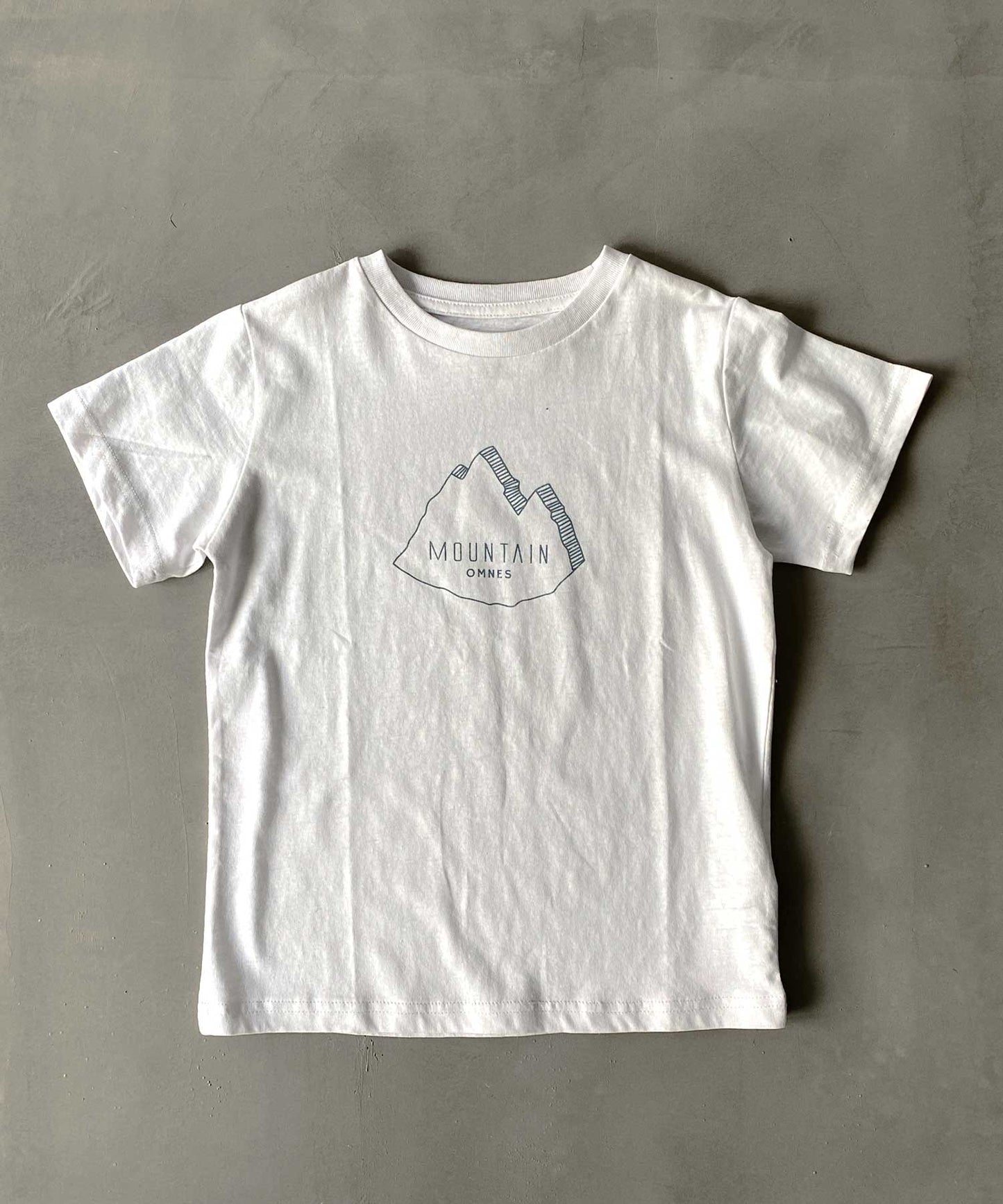 【OMNES】キッズ 綿麻カットプリント半袖Tシャツ【1520-5067】