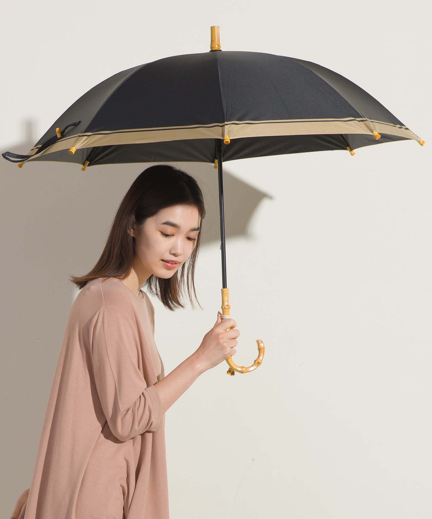 【OMNES】晴雨兼用傘(UV加工)日傘【1521-0030】