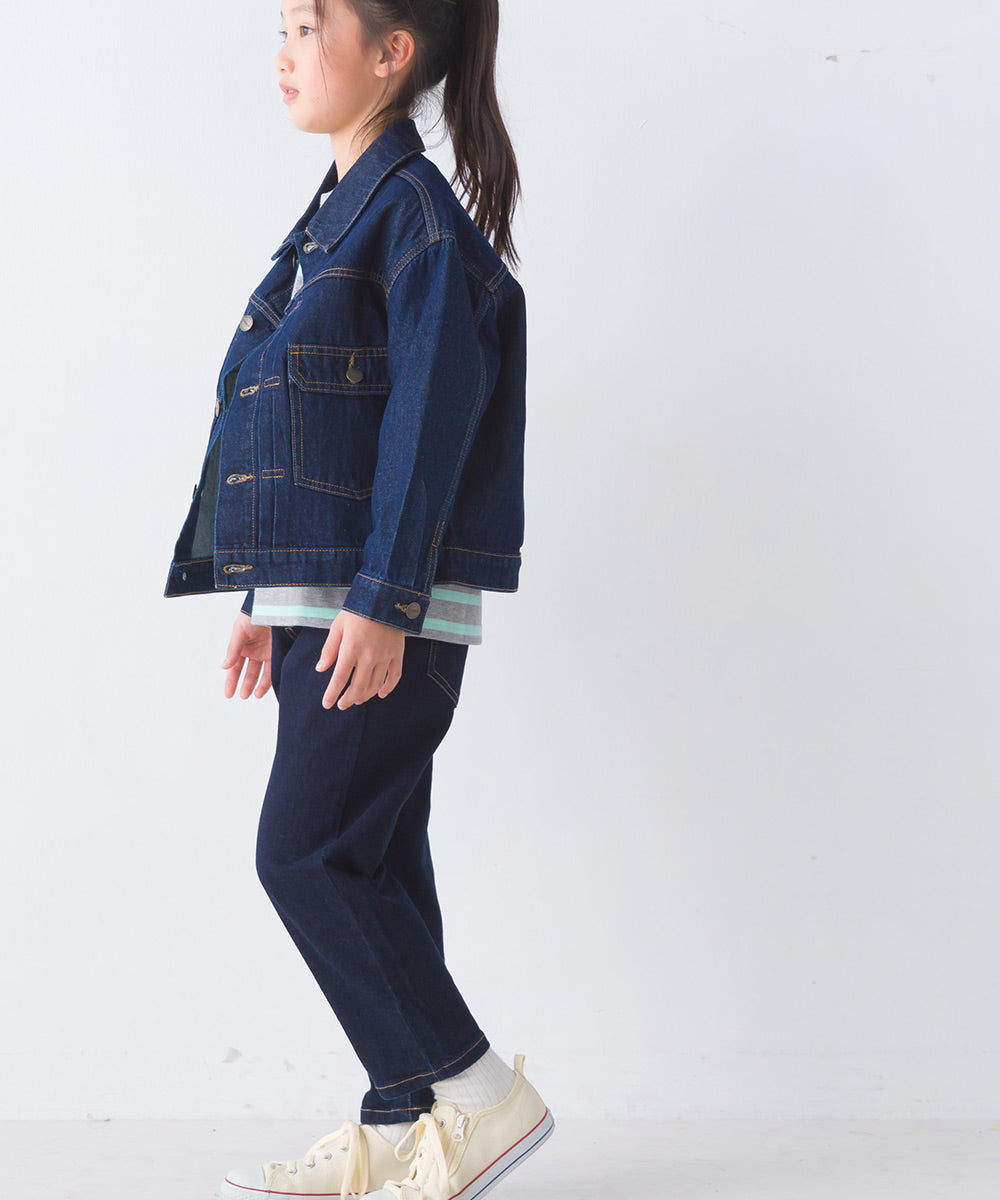 【OMNES】キッズ ストレッチデニムパンツ【1521-2014】