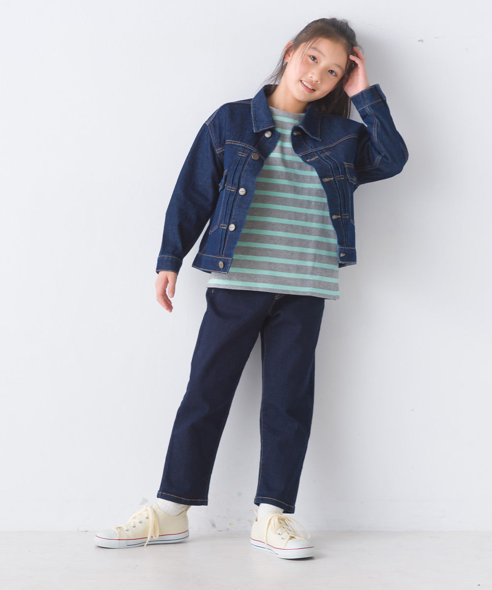 【OMNES】キッズ ストレッチデニムパンツ【1521-2014】