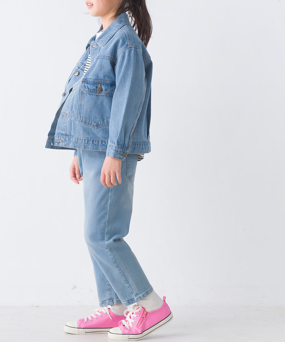 【OMNES】キッズ ストレッチデニムパンツ【1521-2014】