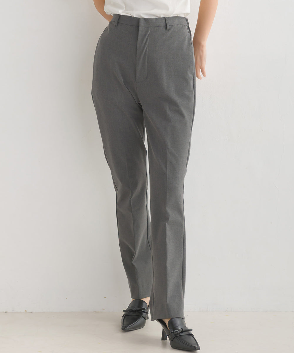【OMNES】TRストレッチ裾スリットパンツ【1521-2074】