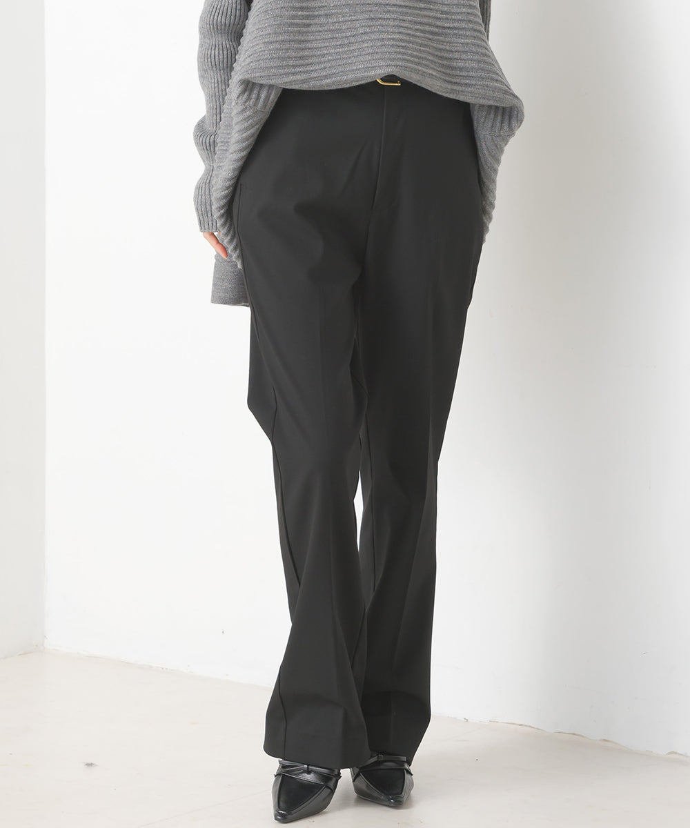 【OMNES】TRストレッチ裾スリットパンツ【1521-2074】