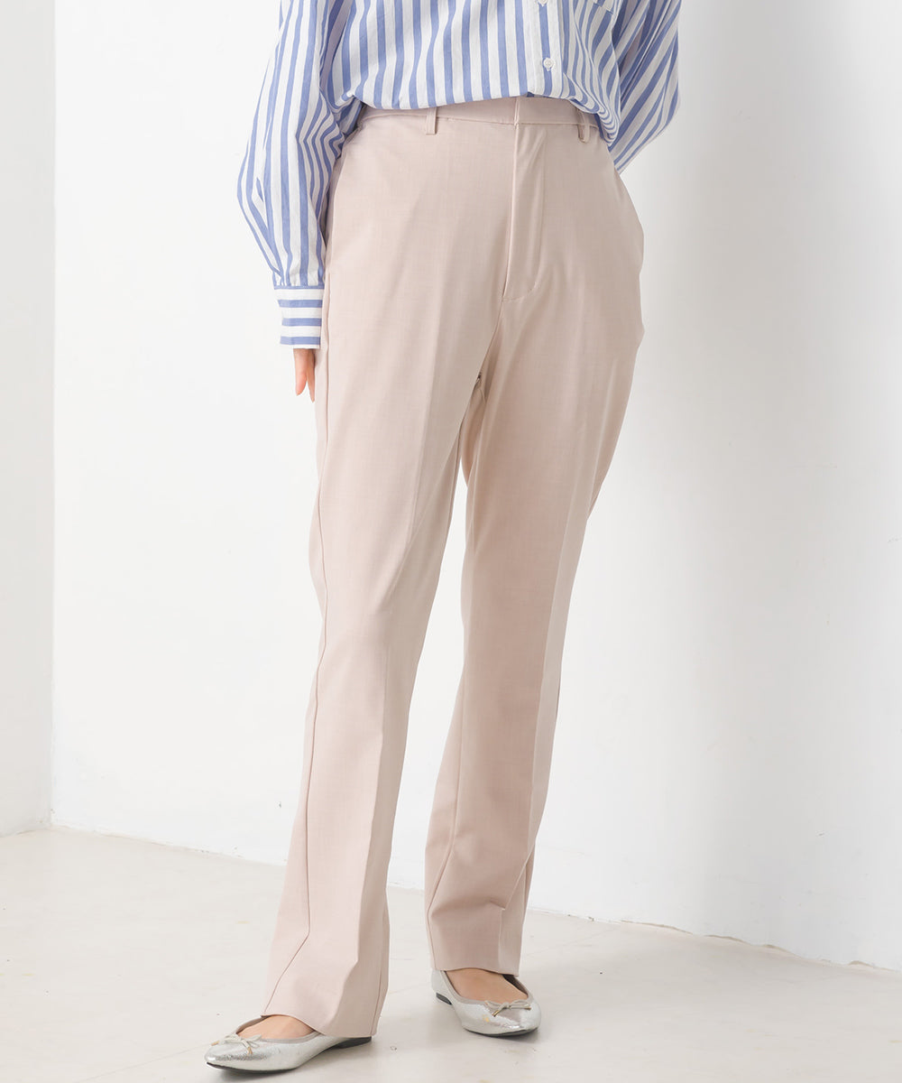 【OMNES】TRストレッチ裾スリットパンツ【1521-2074】