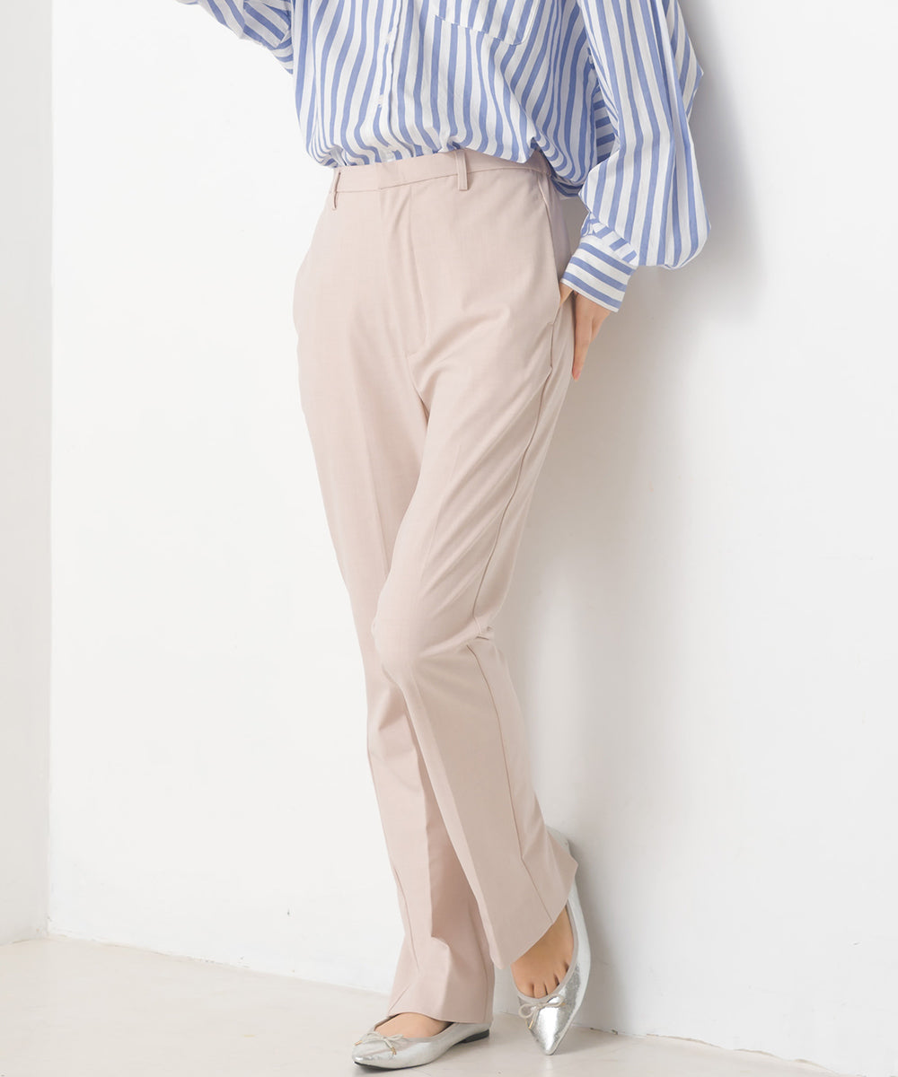 【OMNES】TRストレッチ裾スリットパンツ【1521-2074】