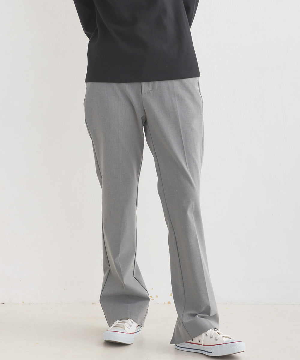 【OMNES】TRストレッチ裾スリットパンツ【1521-2074】