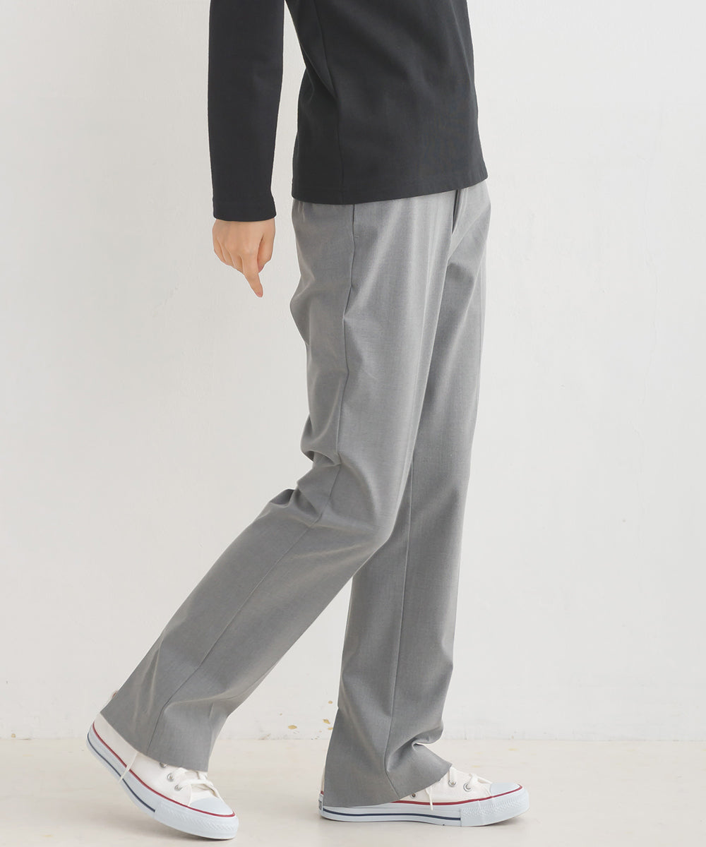 【OMNES】TRストレッチ裾スリットパンツ【1521-2074】