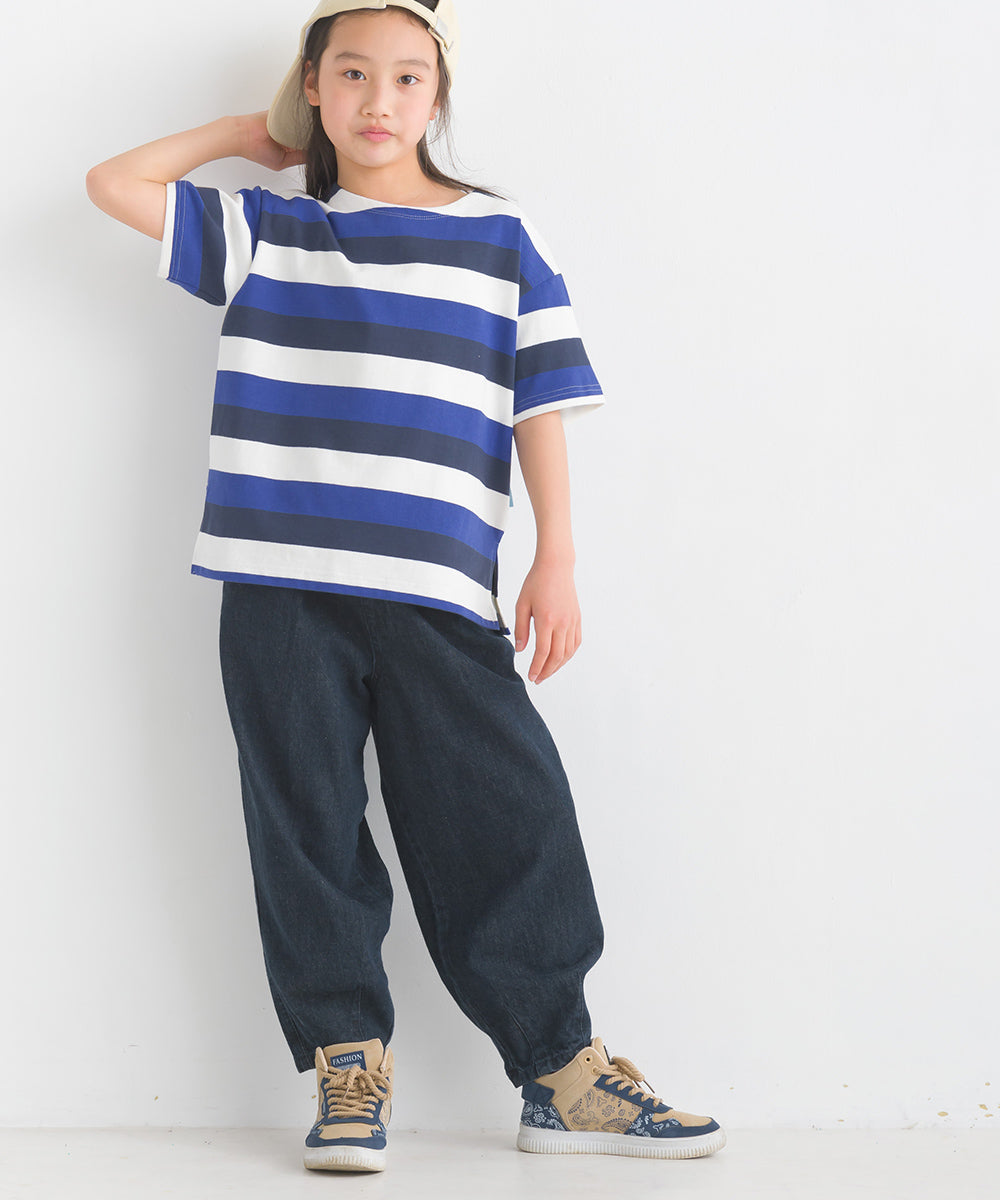 【OMNES】キッズ ウォッシュ加工 ダンプサーカスパンツ【1521-2080】