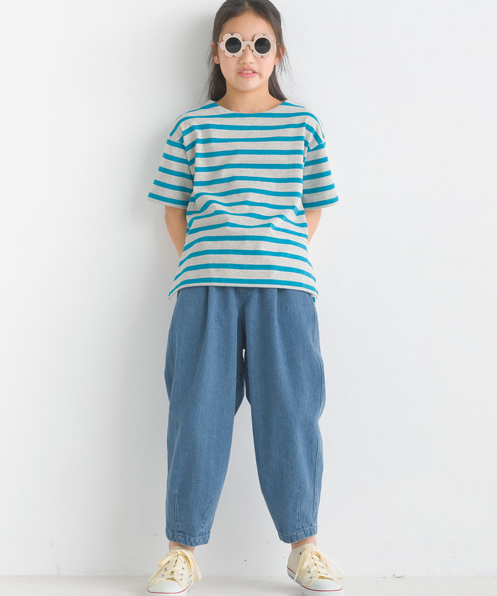 【OMNES】キッズ ウォッシュ加工 ダンプサーカスパンツ【1521-2080】