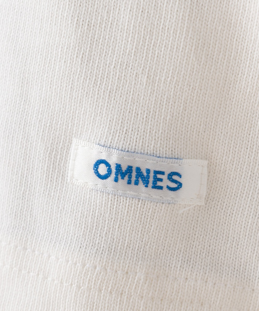 【OMNES】バスク生地 ボックスカットソー 長袖Tシャツ【1521-5101】
