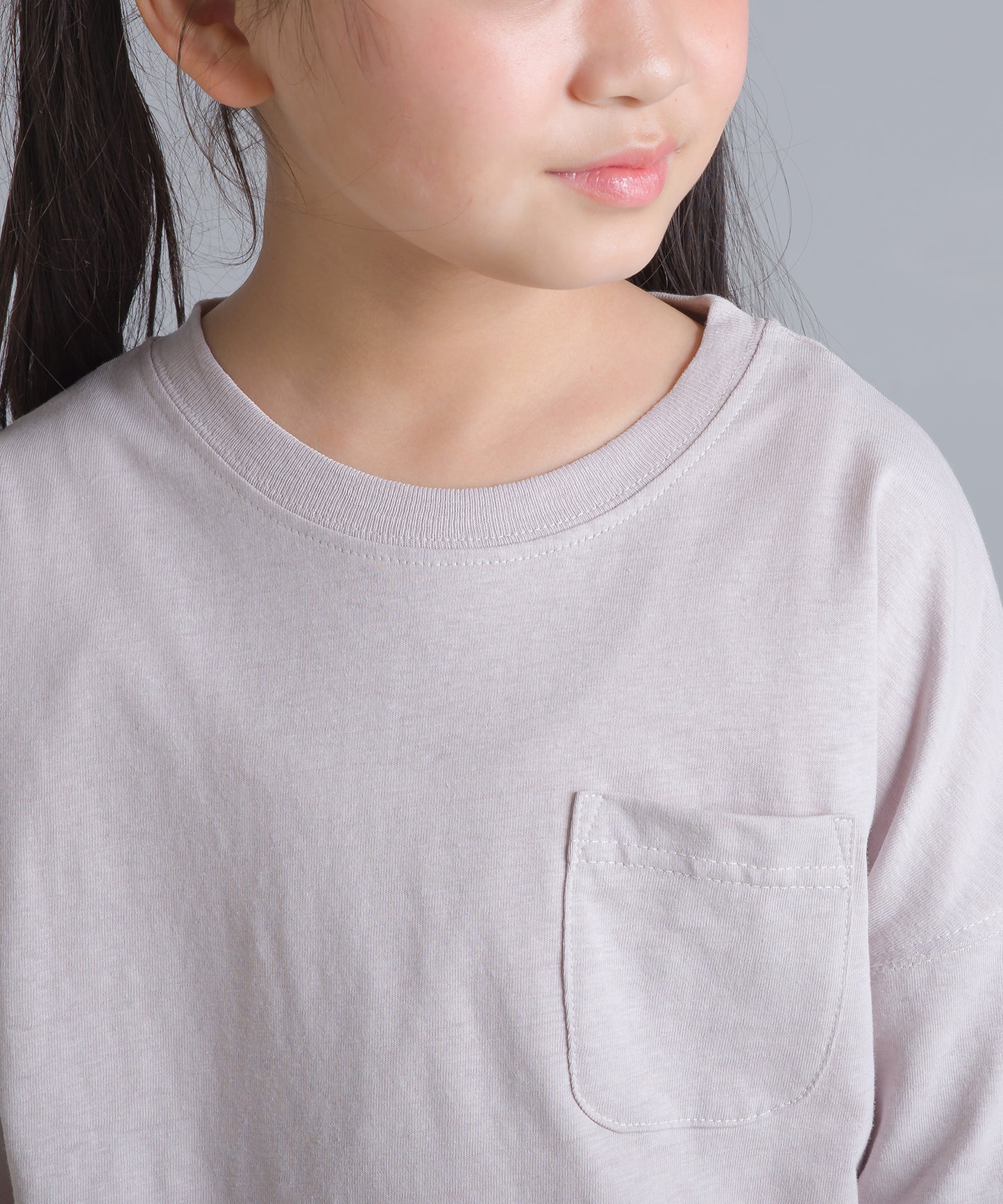 【OMNES】キッズ 綿麻カット ビッグ半袖プリントTシャツ【1521-5119】
