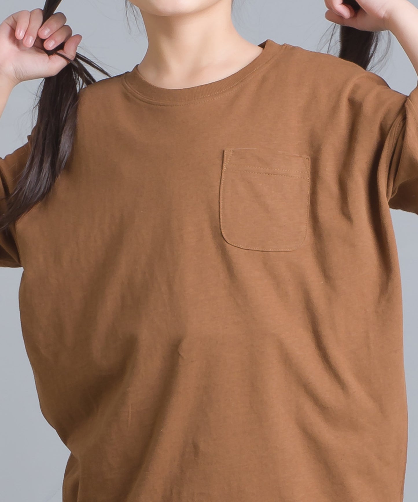 【OMNES】キッズ 綿麻カット ビッグ半袖プリントTシャツ【1521-5119】