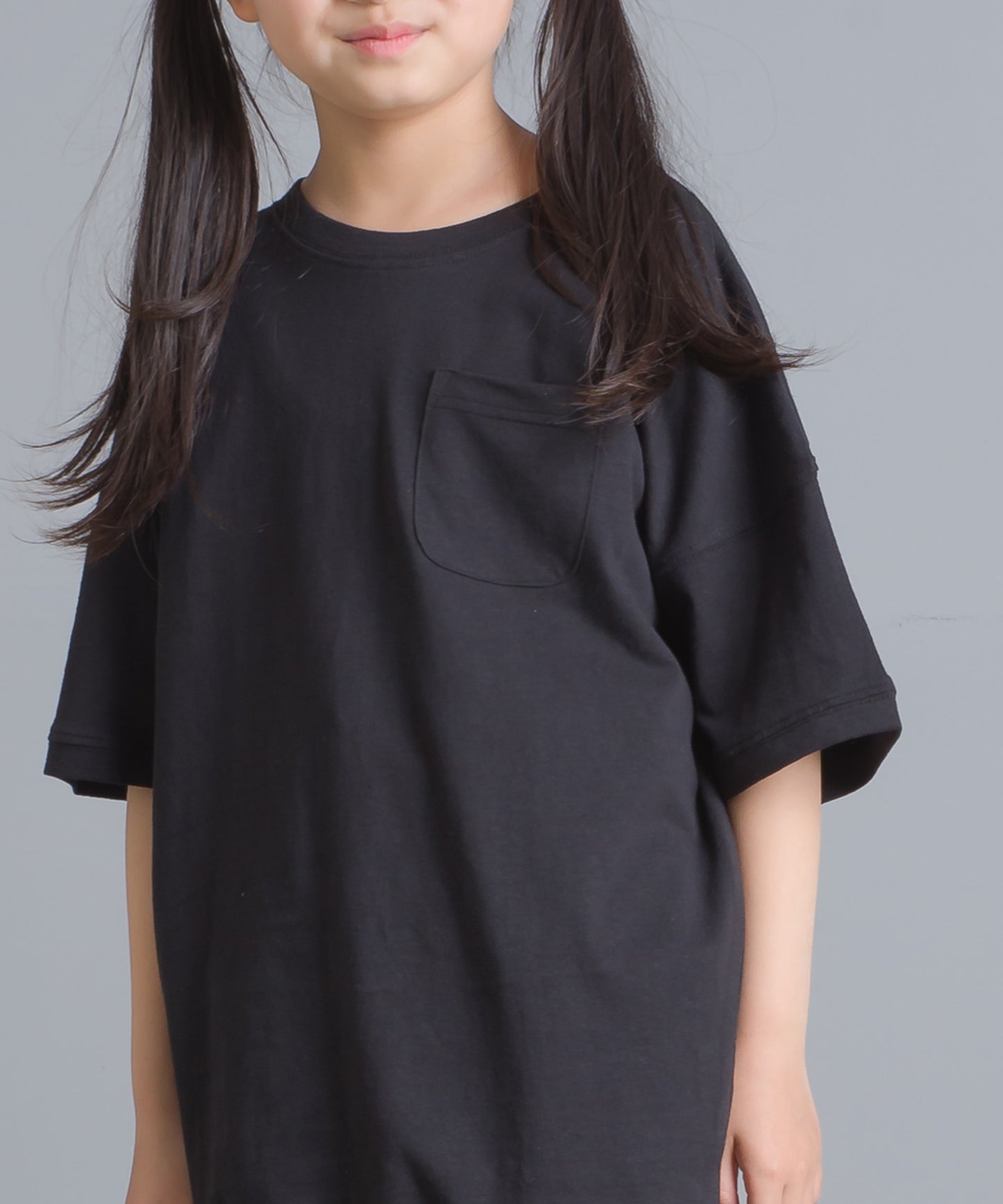 【OMNES】キッズ 綿麻カット ビッグ半袖プリントTシャツ【1521-5119】