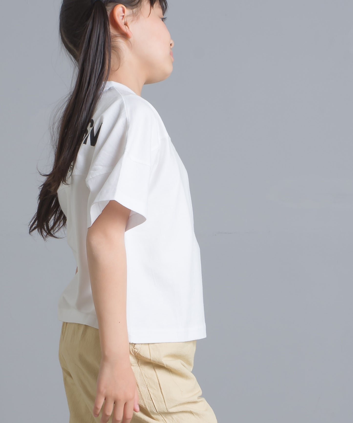 【OMNES】キッズ バイオ加工 フットボールロゴプリント半袖Tシャツ【1521-5120】