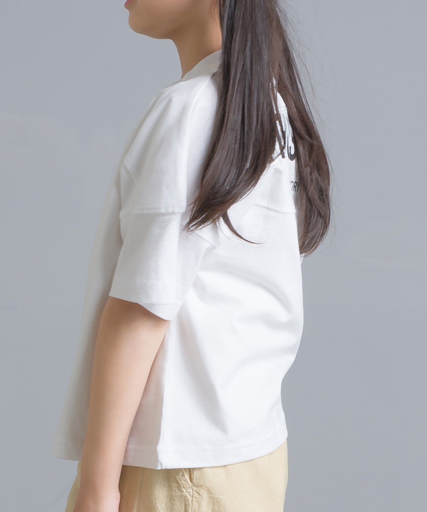 【OMNES】キッズ バイオ加工 フットボールロゴプリント半袖Tシャツ【1521-5120】