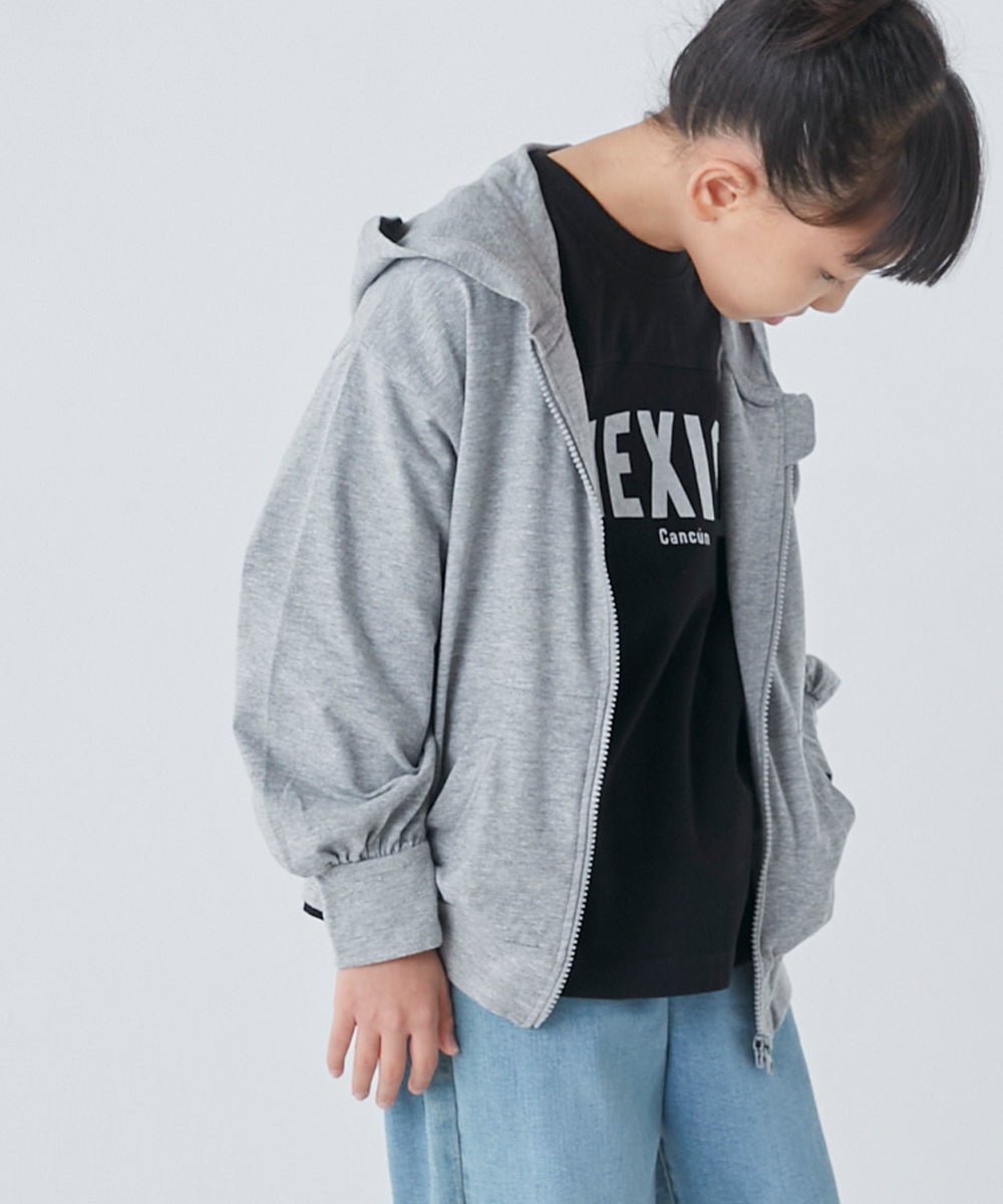 【OMNES】キッズ バイオ加工 フットボールロゴプリント半袖Tシャツ【1521-5120】