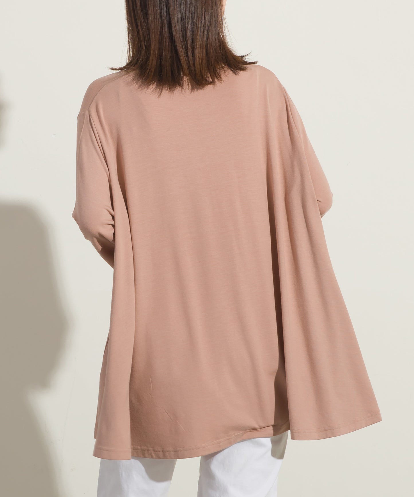 【OMNES】TRPU 裾フレア7分袖プルオーバー Tシャツ【1521-5122】