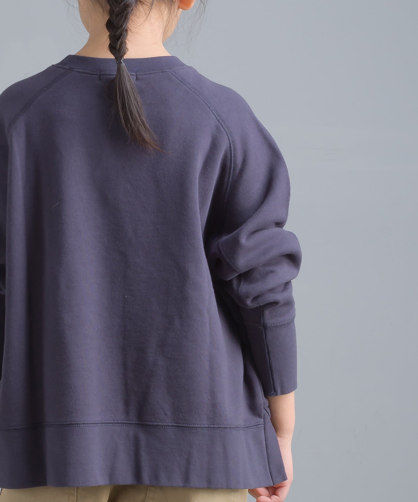 【OMNES】キッズ 裏毛スウェット ロゴプリントプルオーバー KENTUCKY【1521-5133】