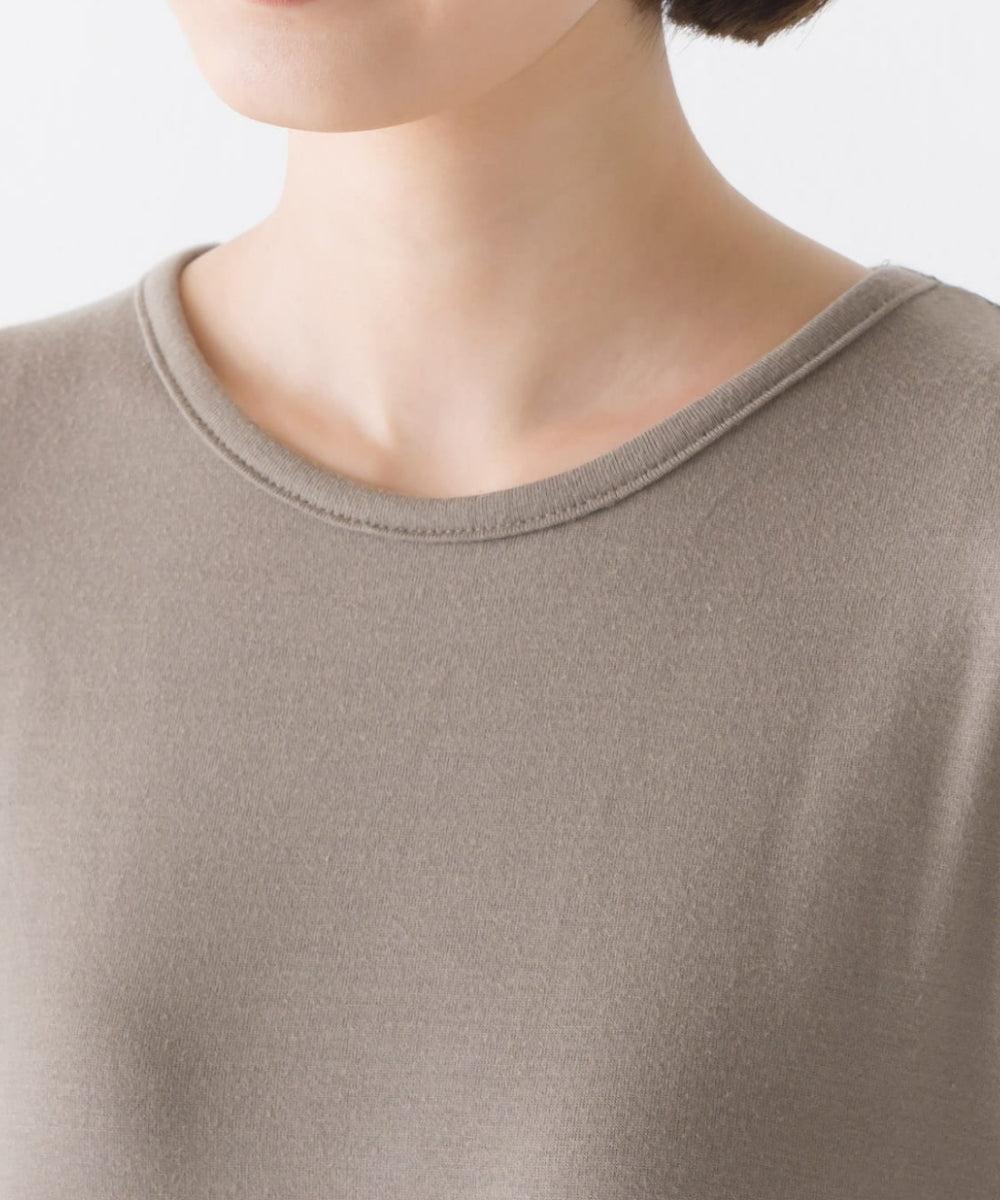 【OMNES】TRPU 袖ボリューム7分袖トップス Tシャツ【1521-5156】