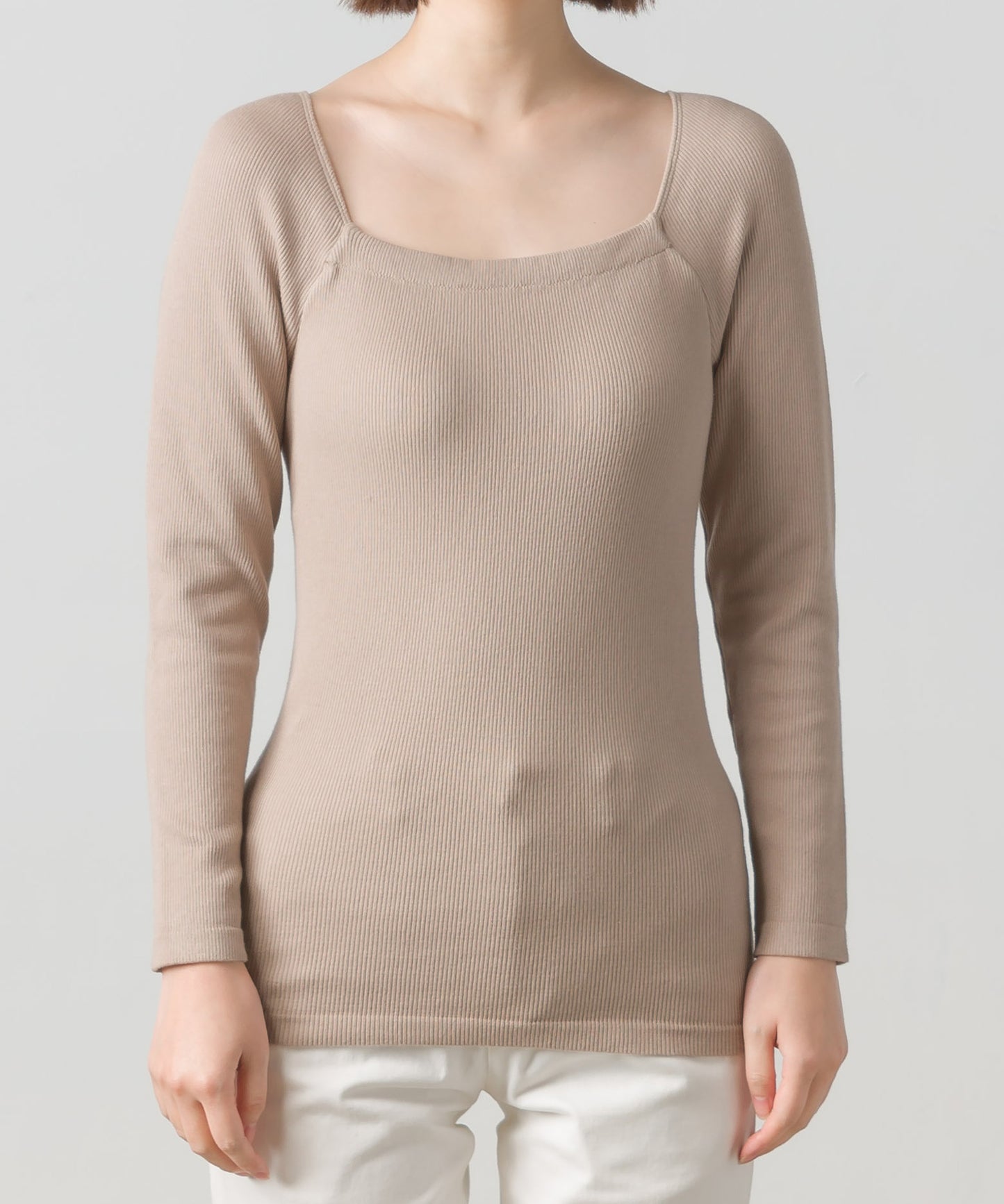 【OMNES】裏パイルあったか長袖Tシャツ【1521-5174】
