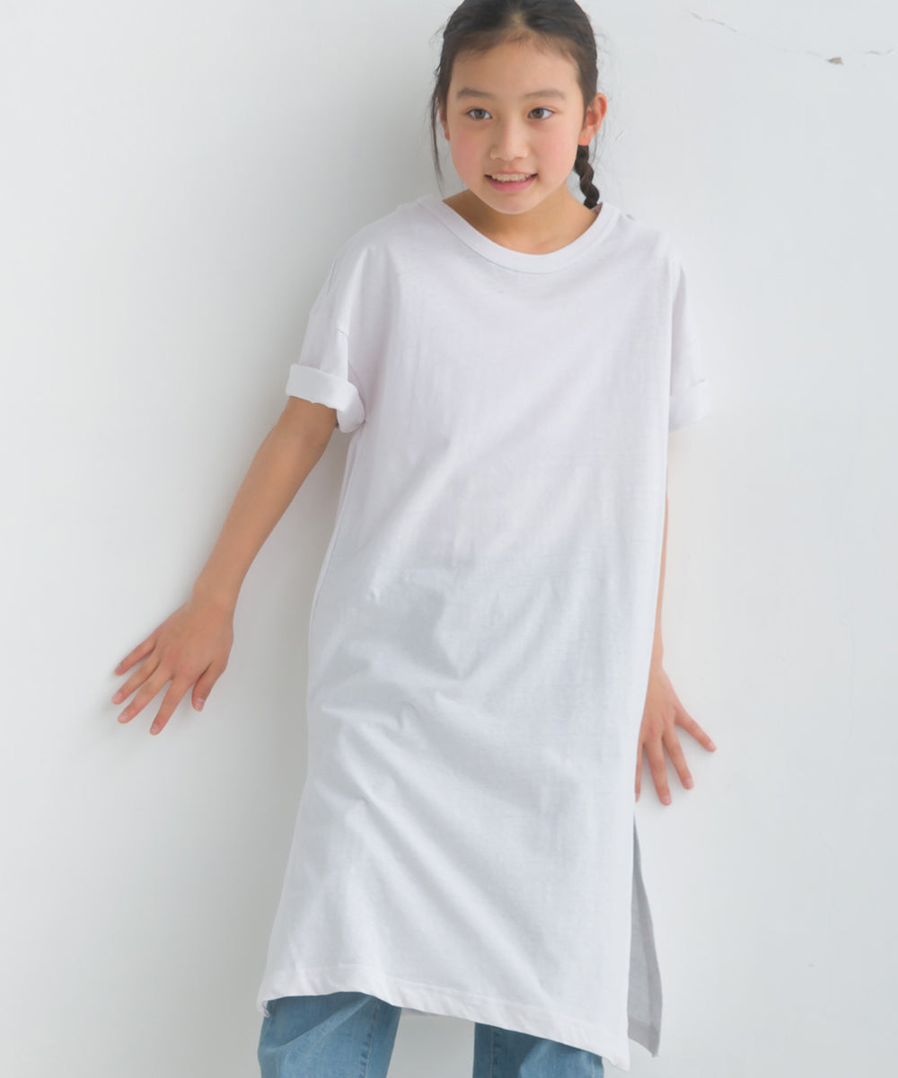 【OMNES】キッズ 綿麻カット ワンピース【1521-9034】