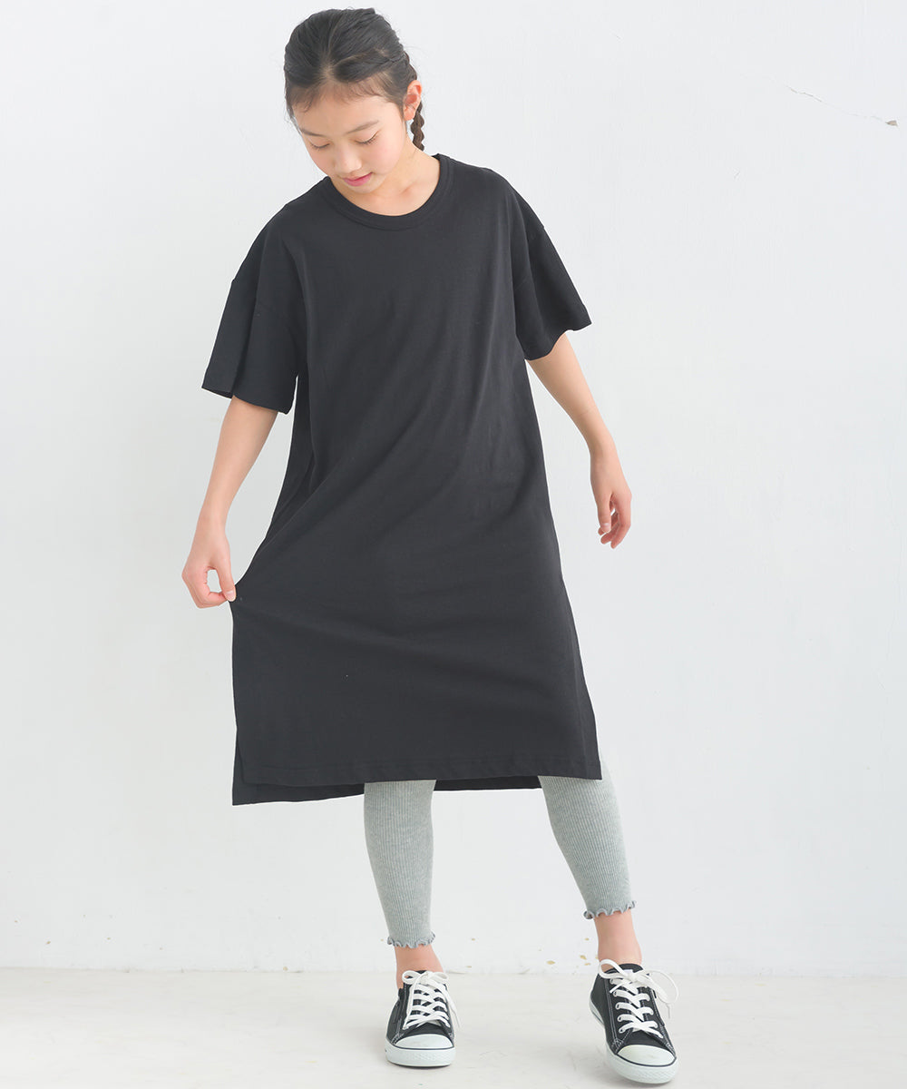 【OMNES】キッズ 綿麻カット ワンピース【1521-9034】
