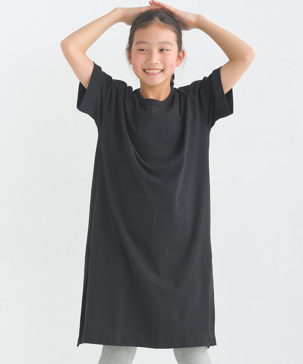 【OMNES】キッズ 綿麻カット ワンピース【1521-9034】