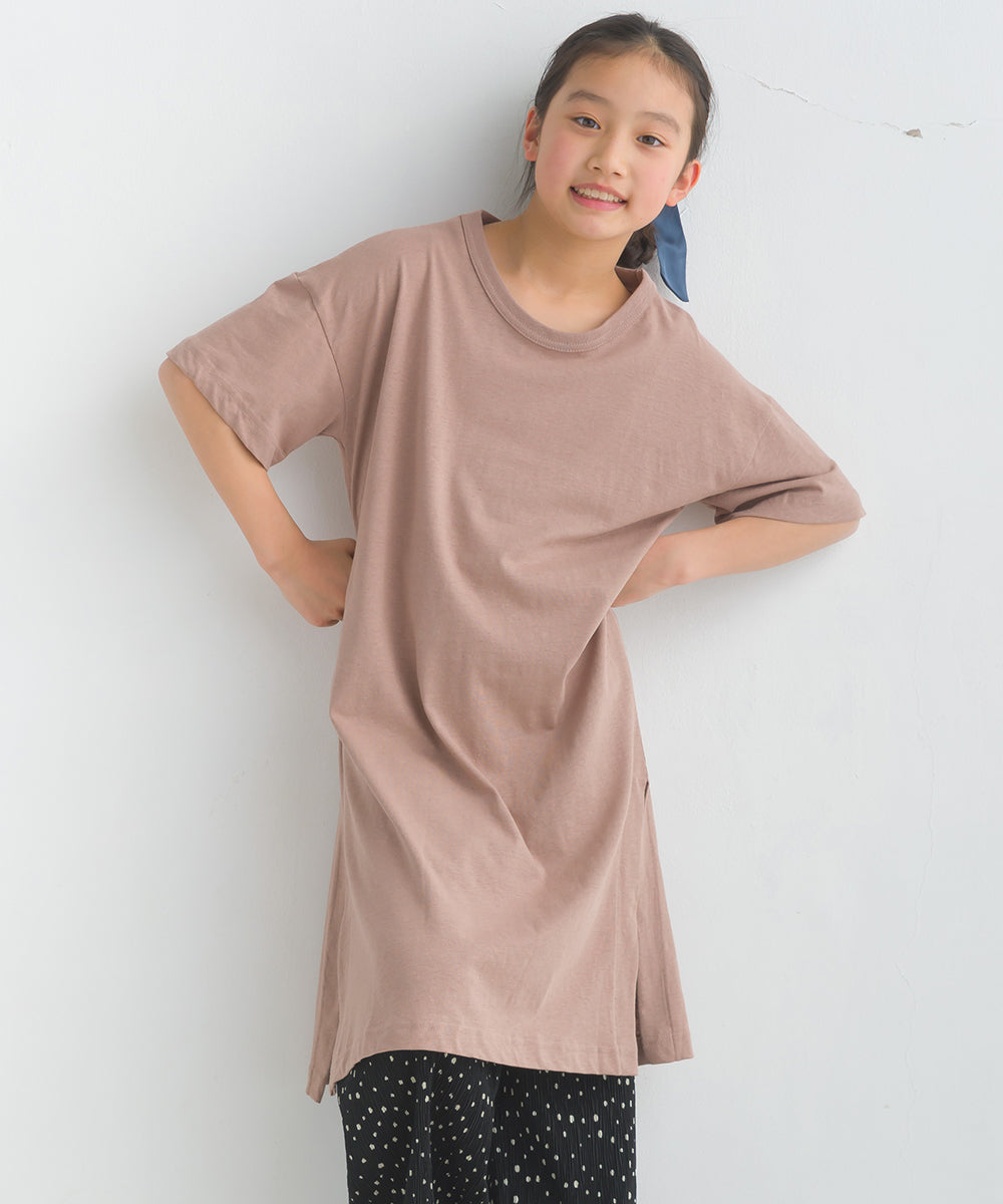 【OMNES】キッズ 綿麻カット ワンピース【1521-9034】