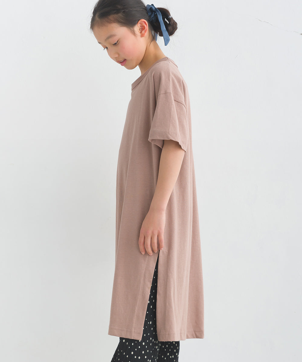 【OMNES】キッズ 綿麻カット ワンピース【1521-9034】