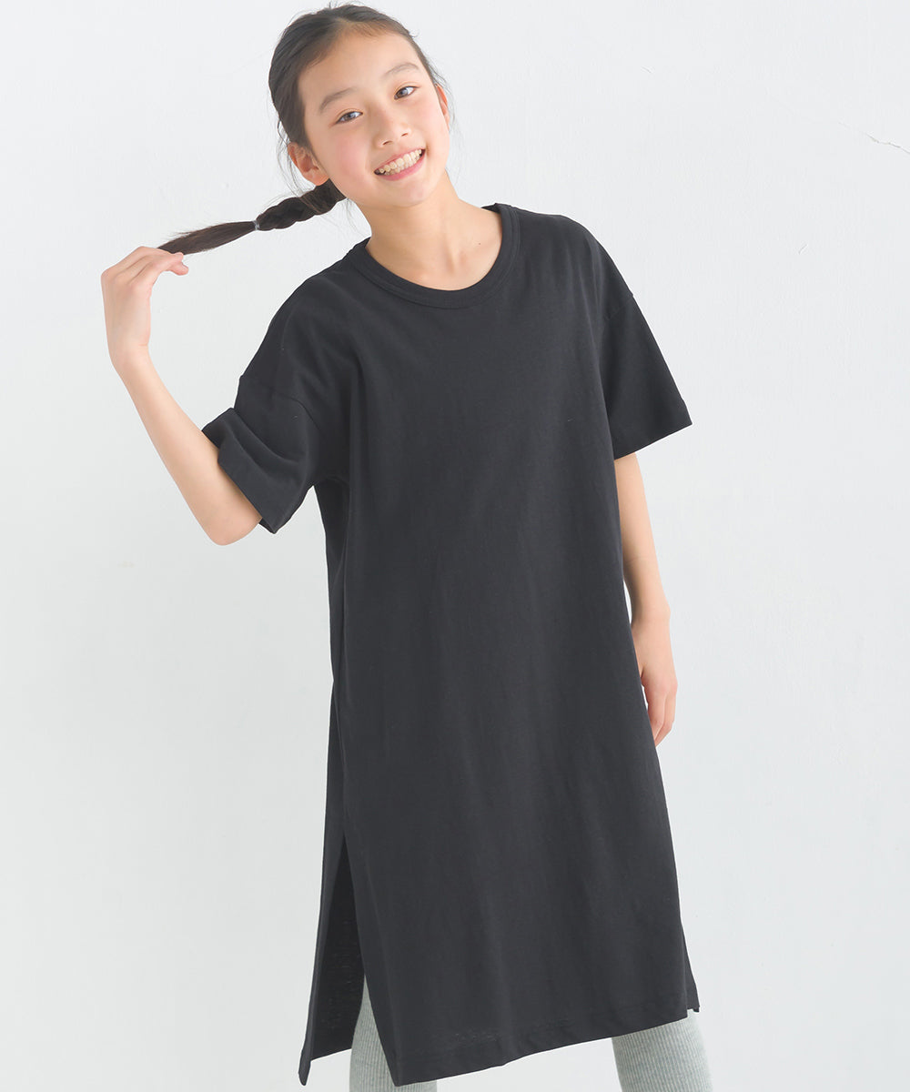 【OMNES】キッズ 綿麻カット ワンピース【1521-9034】