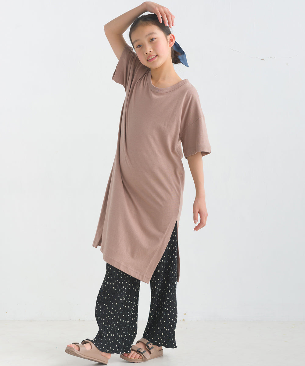 【OMNES】キッズ 綿麻カット ワンピース【1521-9034】