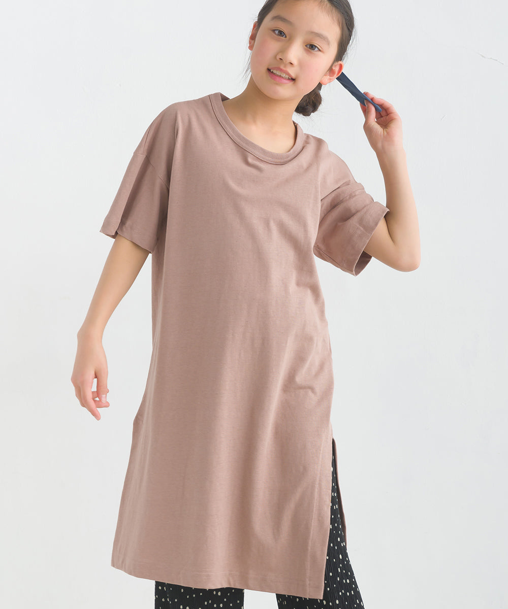 【OMNES】キッズ 綿麻カット ワンピース【1521-9034】