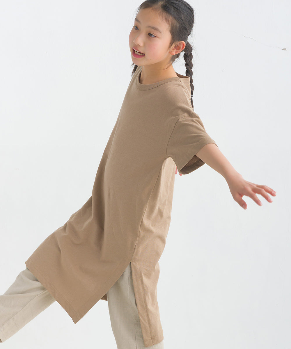 【OMNES】キッズ 綿麻カット ワンピース【1521-9034】