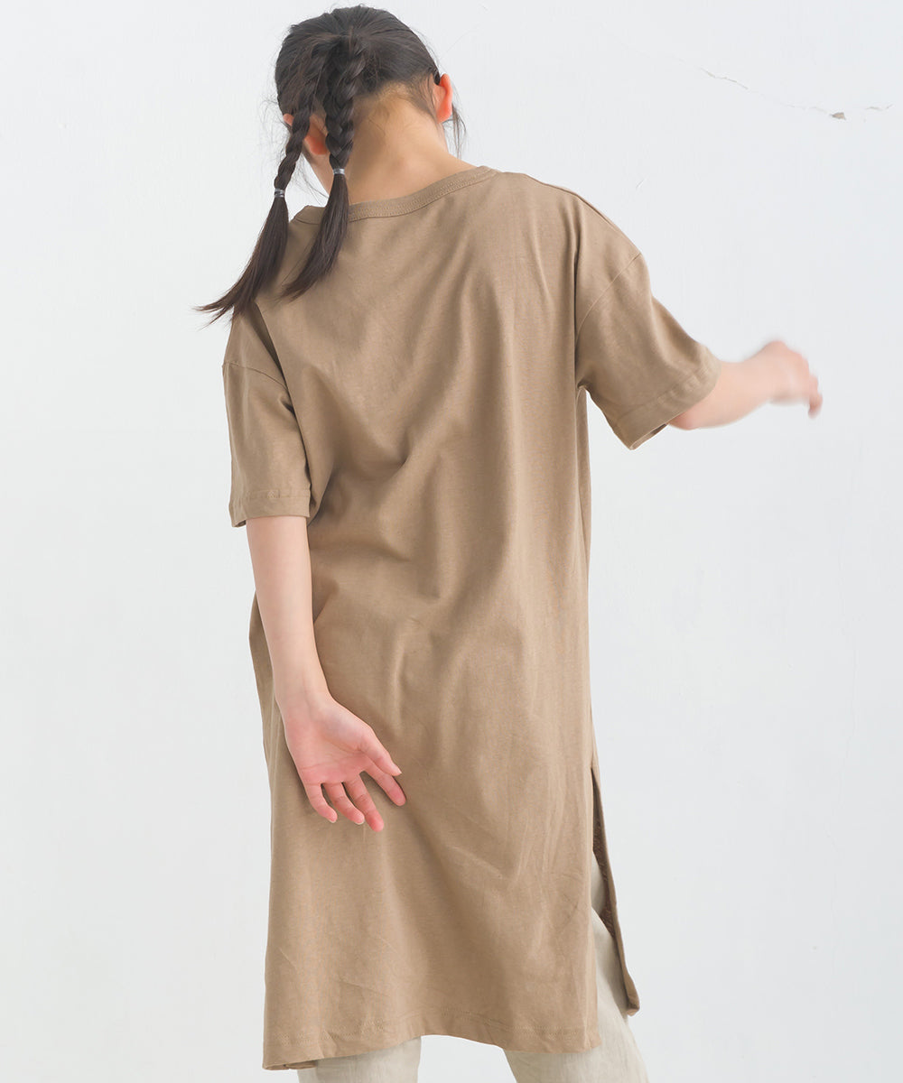 【OMNES】キッズ 綿麻カット ワンピース【1521-9034】
